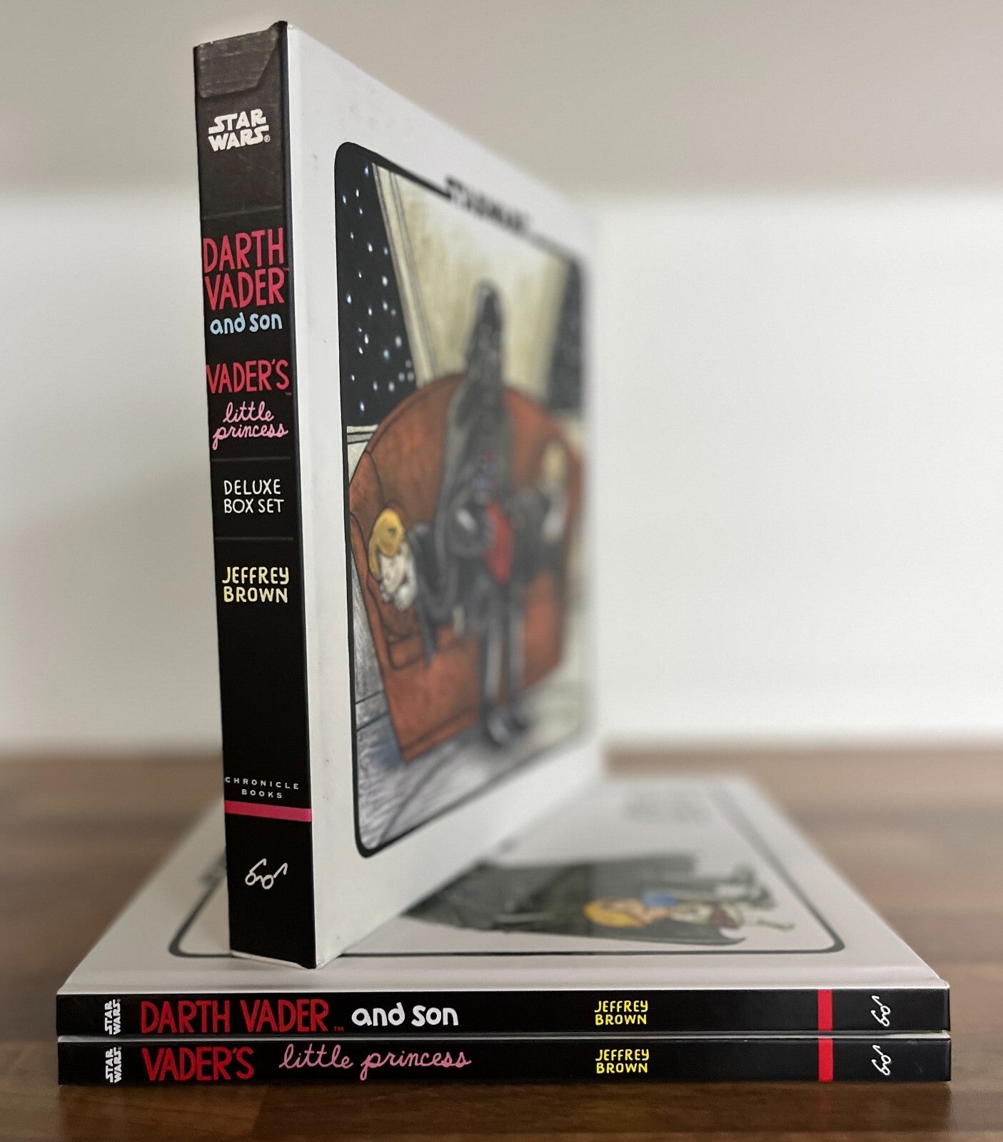 Darth Vader & Son / Vader's Little Princess Hardcover Box Set + Two Art Prints