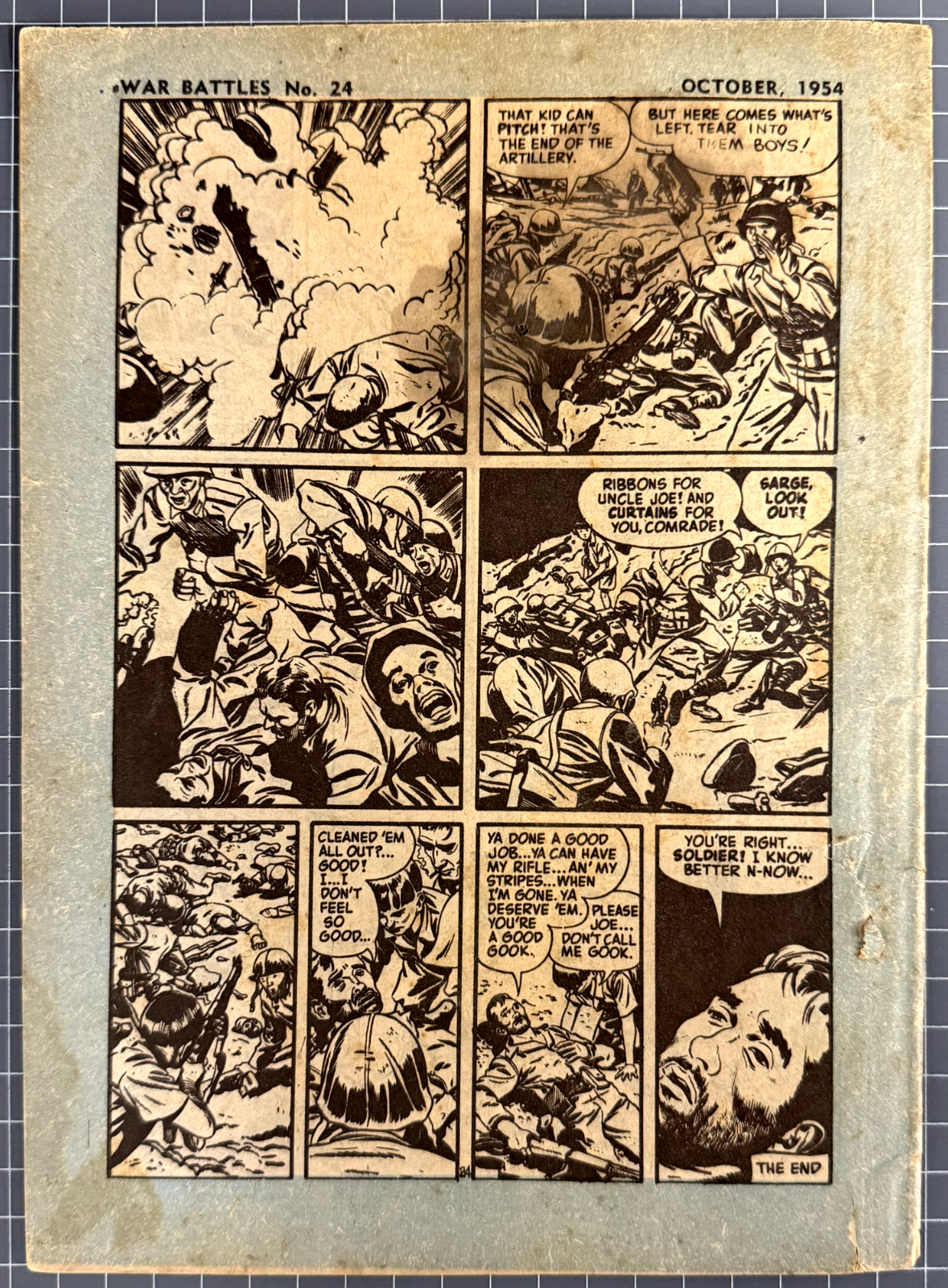 WAR BATTLES #24 RED CIRCLE PRESS AUSTRALIAN PRE-DECIMAL COMIC 1954