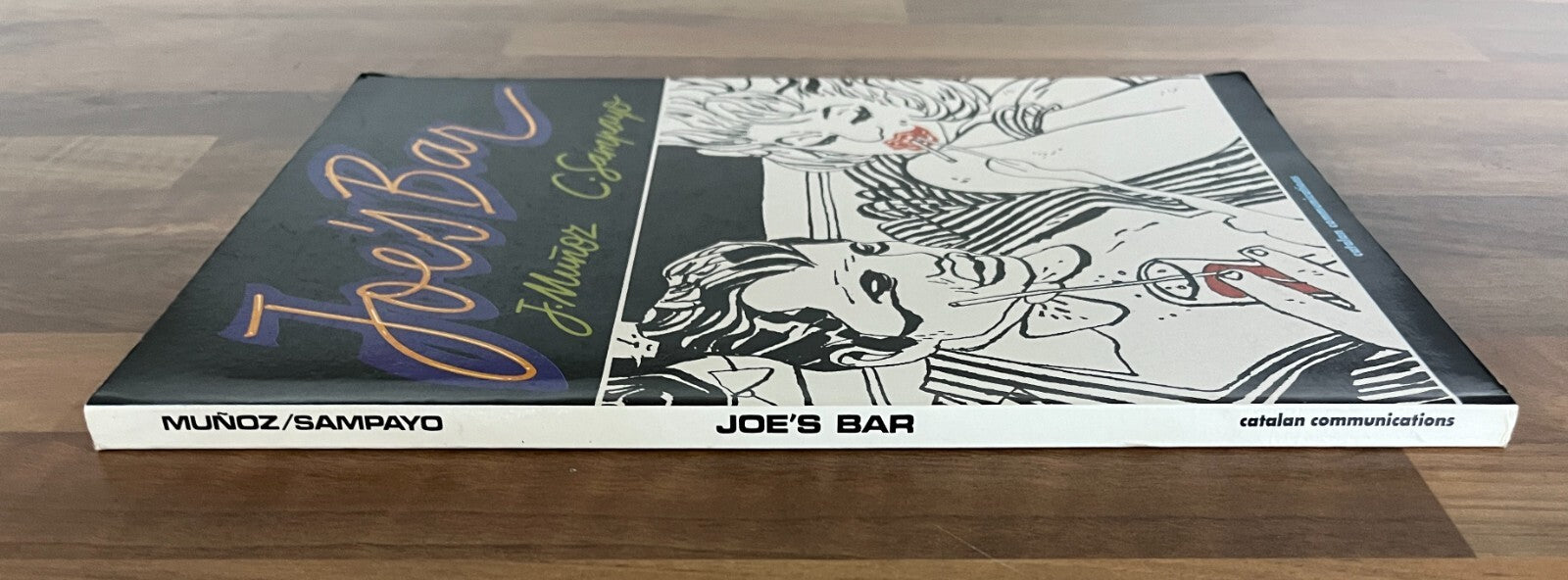 JOE'S BAR by Munoz & Sampayo Graphic Novel, 1987 1st Ed. Catalan Communications
