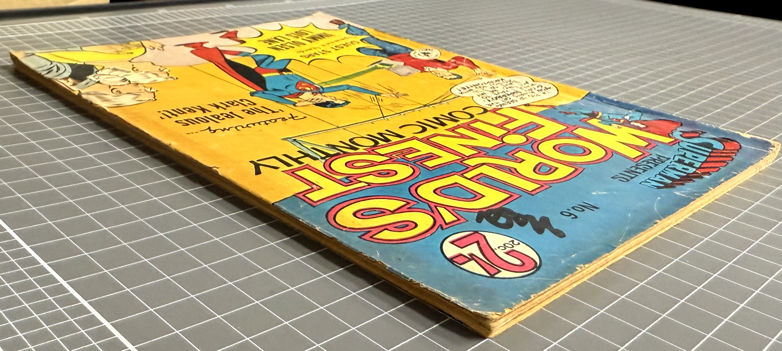 SUPERMAN PRESENTS WORLD'S FINEST #6 COLOUR COMICS AUSTRALIAN DC PRE-DECIMAL 1965