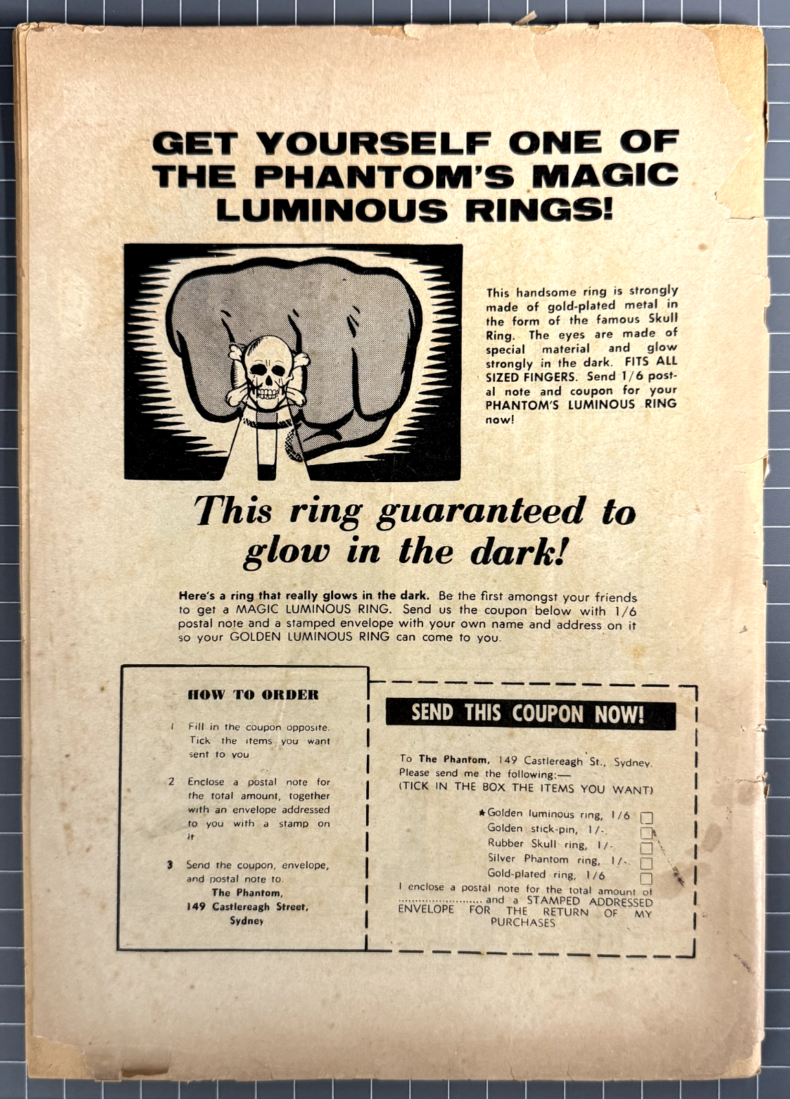 GIANT SIZE PHANTOM #26 **RARE** FREW PUBLICATIONS AUSTRALIAN COMIC 1961