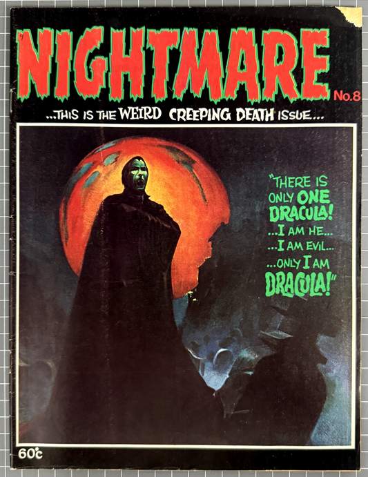 NIGHTMARE #8 AUSTRALIAN PAGE PUBLICATIONS HORROR COMIC 1977
