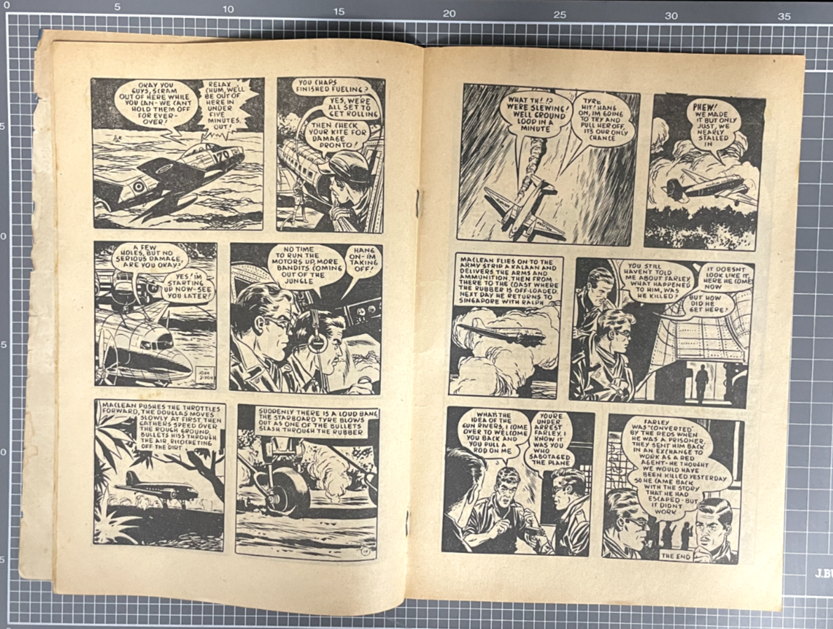 THE CRIMSON COMET #14 ACTION COMICS PTY LTD *RARE* AUSTRALIAN COMIC 1955