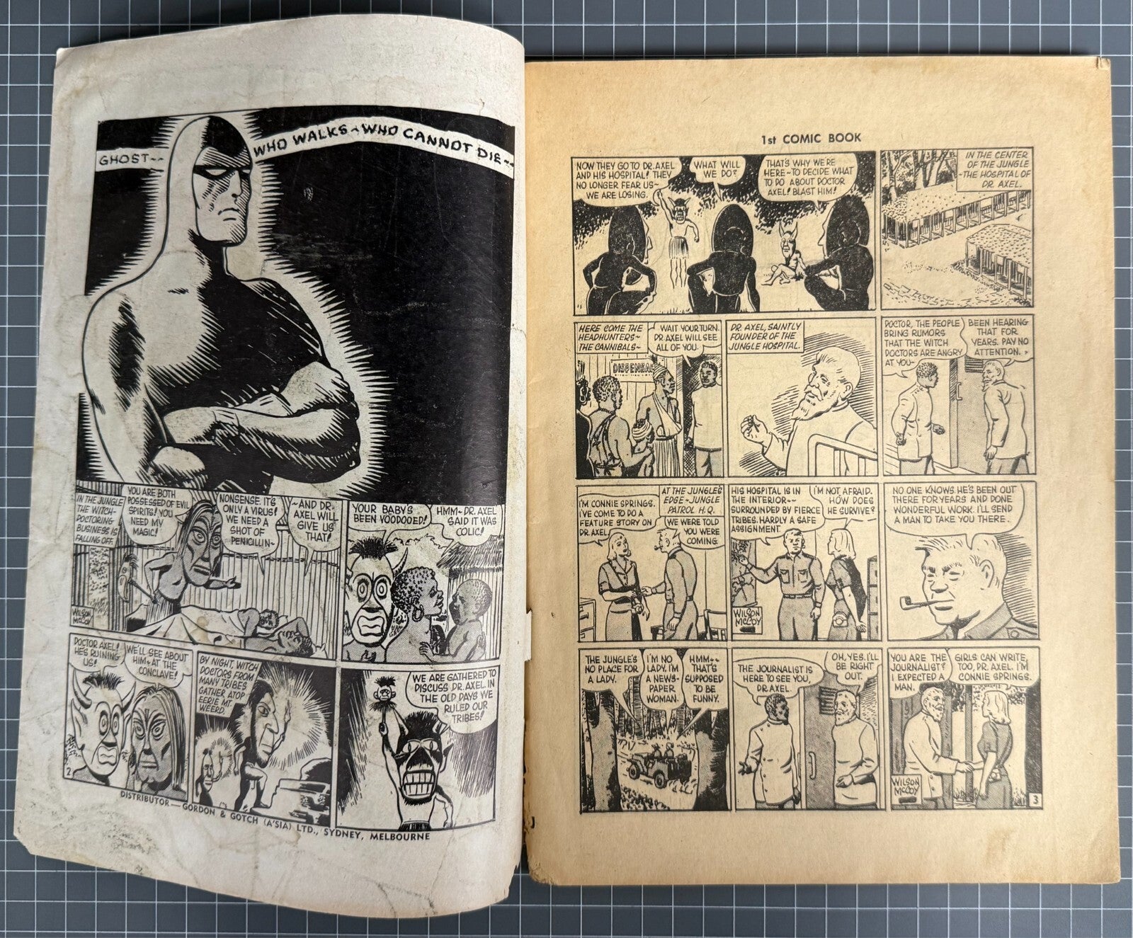 GIANT SIZE PHANTOM #25 *SCARCE* VINTAGE TRICHO AUSTRALIAN COMIC 1961