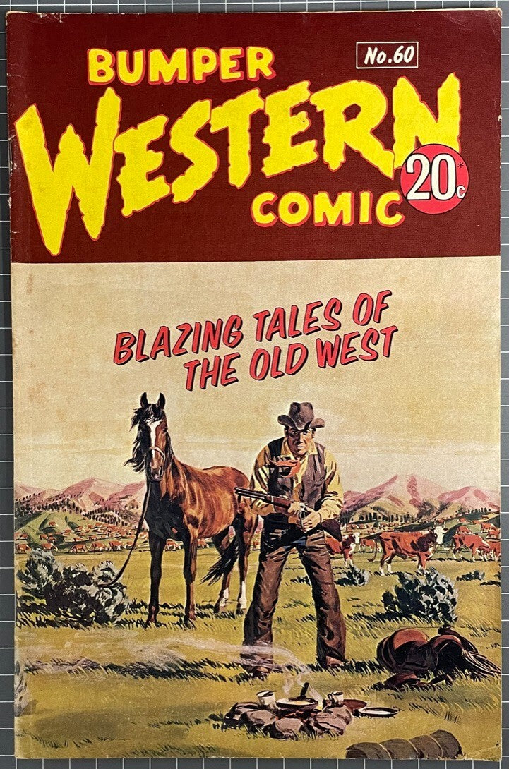 BUMPER WESTERN COMICS #60 MURRAY PUBLISHERS AUSTRALIAN 1974