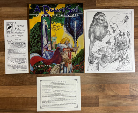 A Distant Soil Knights Of The Angel 2 Comic Book Deluxe Ed. #10/1000 SIGNED