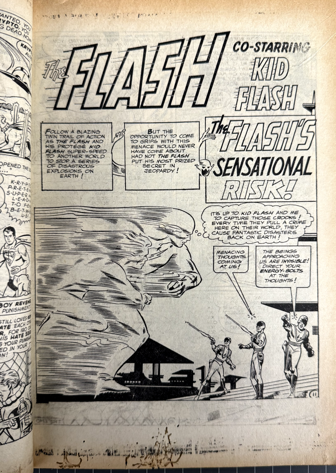 SUPERMAN PRESENTS WORLD'S FINEST #4 COLOUR COMICS AUSTRALIAN DC PRE-DECIMAL 1965