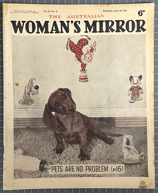 THE AUSTRALIAN WOMAN'S MIRROR VOL. 31 #21 INCLUDES THE PHANTOM COMIC 1955