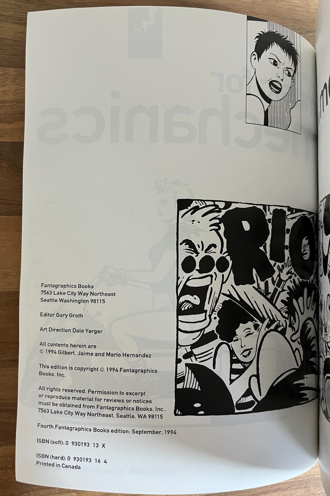 MUSIC FOR MECHANICS VOL. 1 : A LOVE AND ROCKETS, 1994 TPB BY LOS BROS HERNANDEZ
