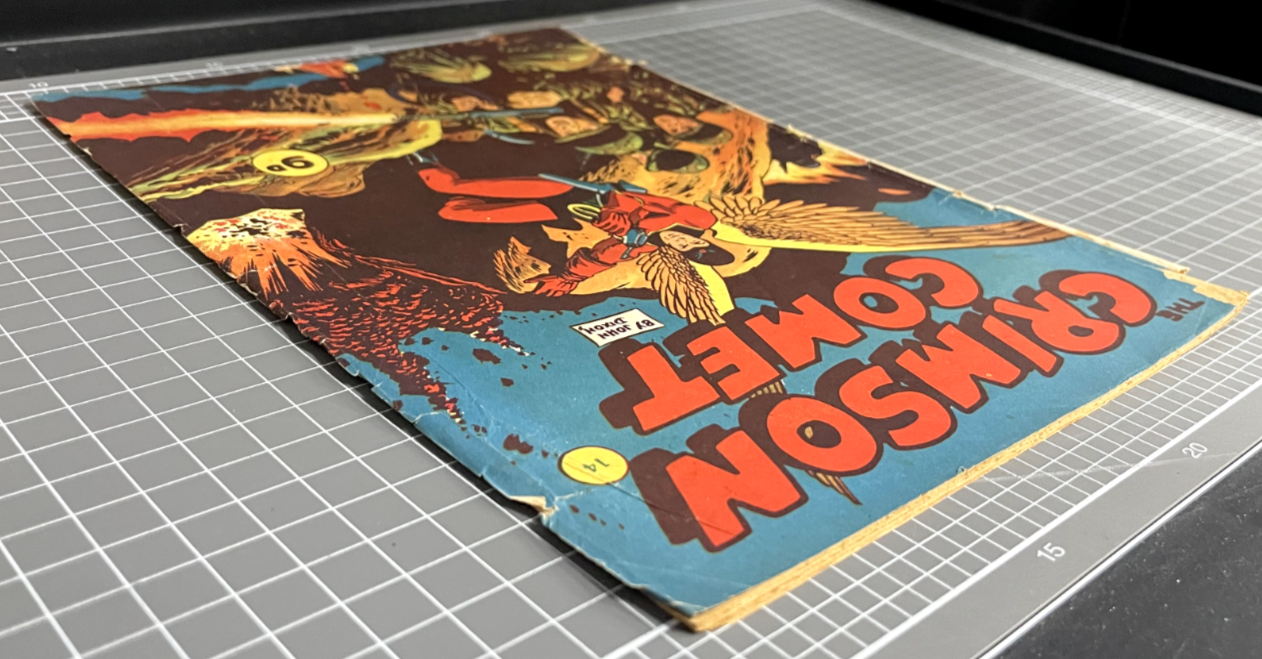 THE CRIMSON COMET #14 ACTION COMICS PTY LTD *RARE* AUSTRALIAN COMIC 1955