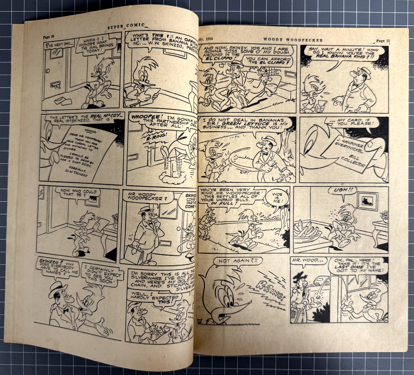 SUPERCOMIC SERIES #75 "WOODY WOODPECKER" SHAKESPEARE HEAD PRESS AUSTRALIAN 1954