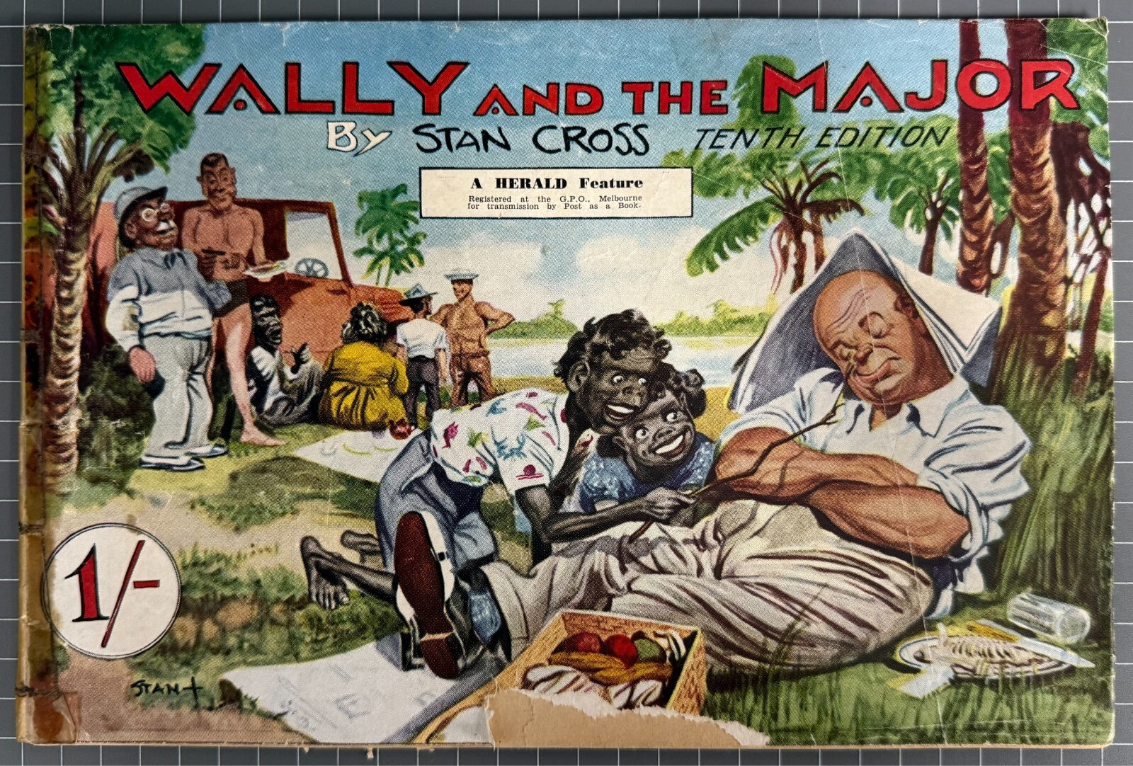 WALLY AND THE MAJOR #10 BY STAN CROSS AUSTRALIAN HERALD COMIC 1951