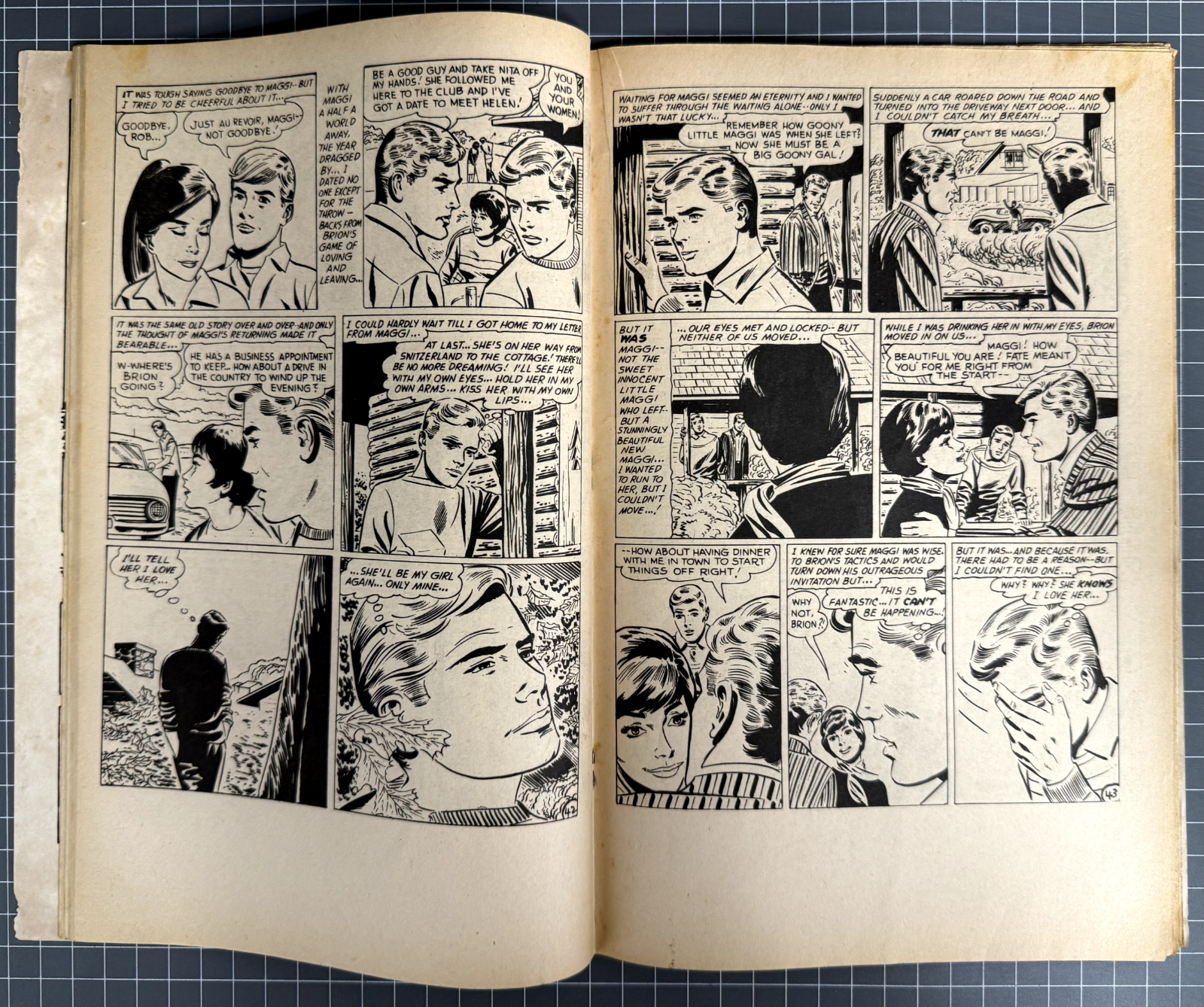 MAGIC MOMENT ROMANCES #66 COLOUR COMICS AUSTRALIAN 1968