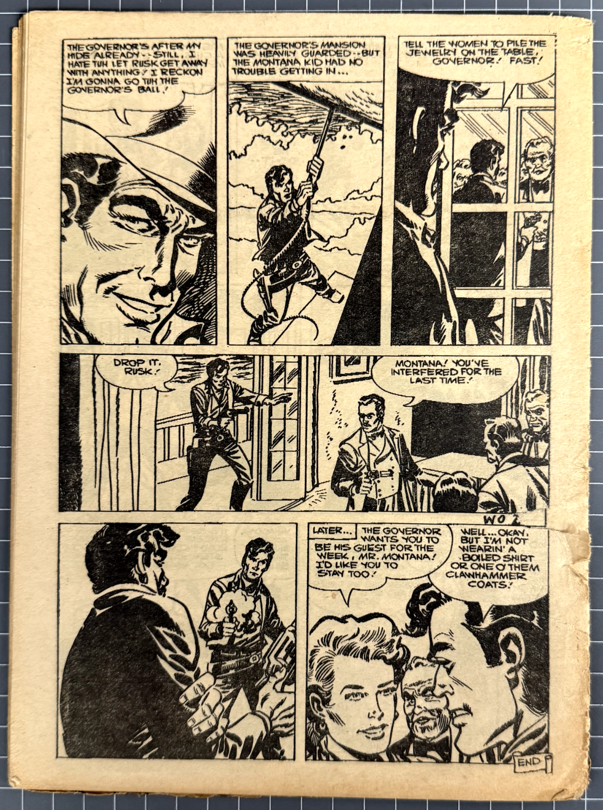 WESTERN OUTLAW #2 NEW CENTURY PRESS AUSTRALIAN COMIC PRE-DECIMAL 1958