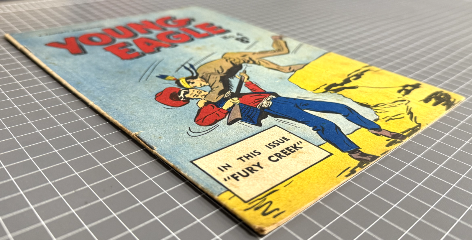 YOUNG EAGLE #4 LARRY CLELAND PUBLICATIONS AUSTRALIAN PRE-DECIMAL COMIC 1953