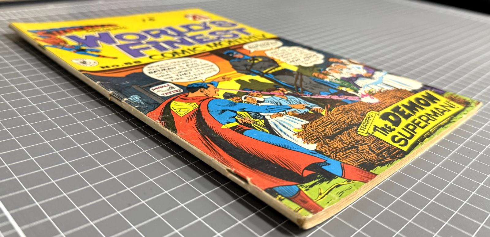 SUPERMAN PRESENTS WORLD'S FINEST #58 COLOUR COMICS AUSTRALIAN DC 1970