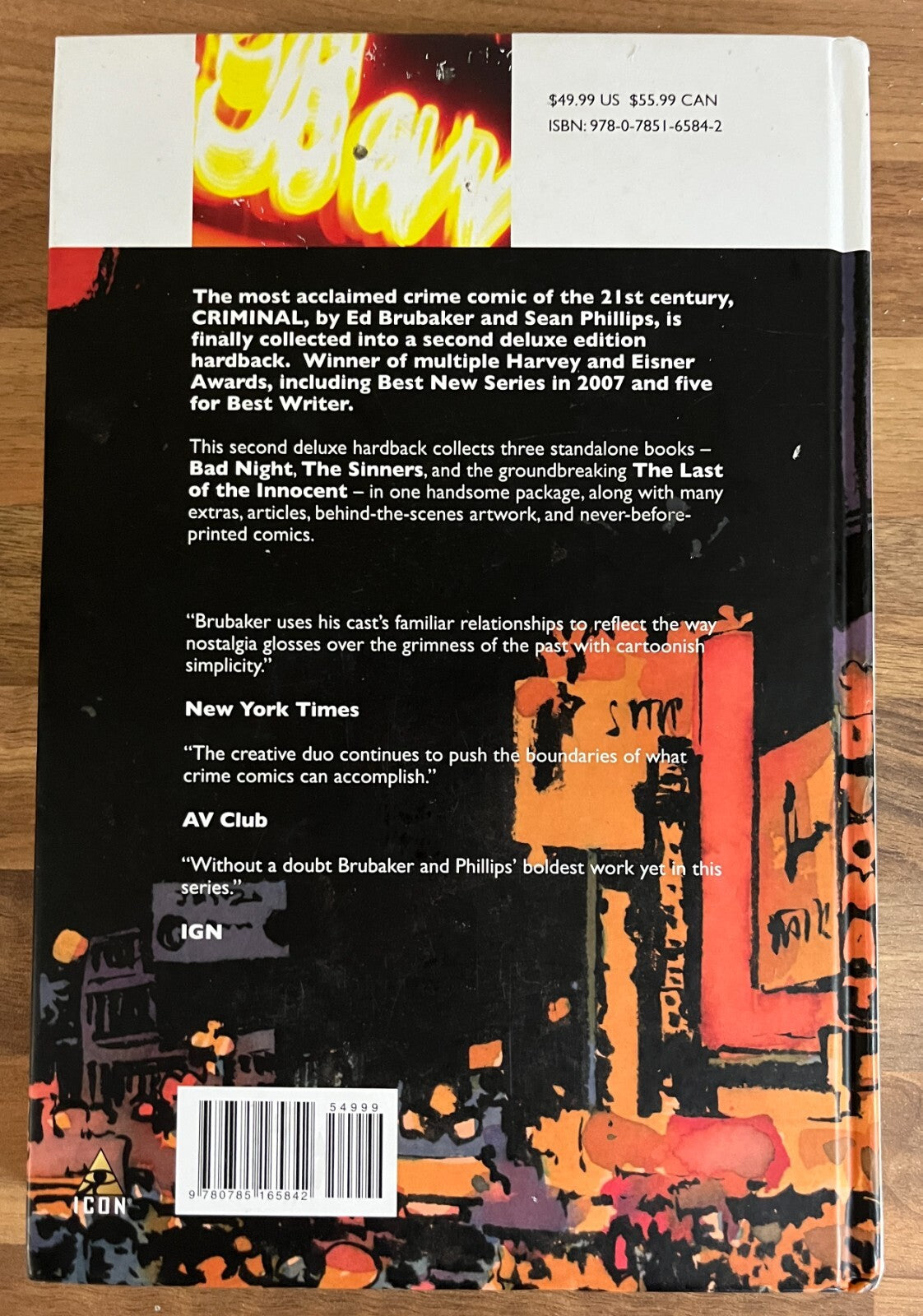 Criminal: The Deluxe Edition - Vol. 2 by Ed Brubaker, Sean Phillips (Hardcover,