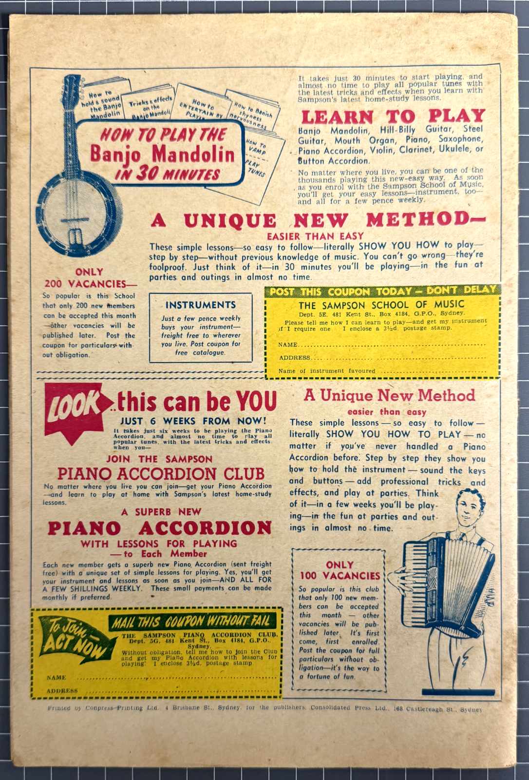 SUPERCOMIC SERIES #50 "ZANE GREY" CONSOLIDATED PRESS AUSTRALIAN PRE-DECIMAL 1952