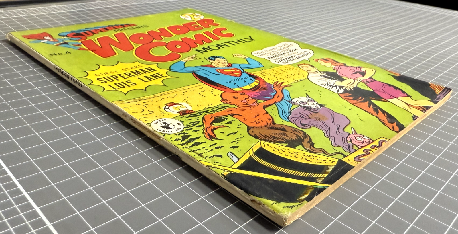 SUPERMAN PRESENTS WONDER COMIC #4 COLOUR COMICS AUSTRALIAN DC PRE-DECIMAL 1965