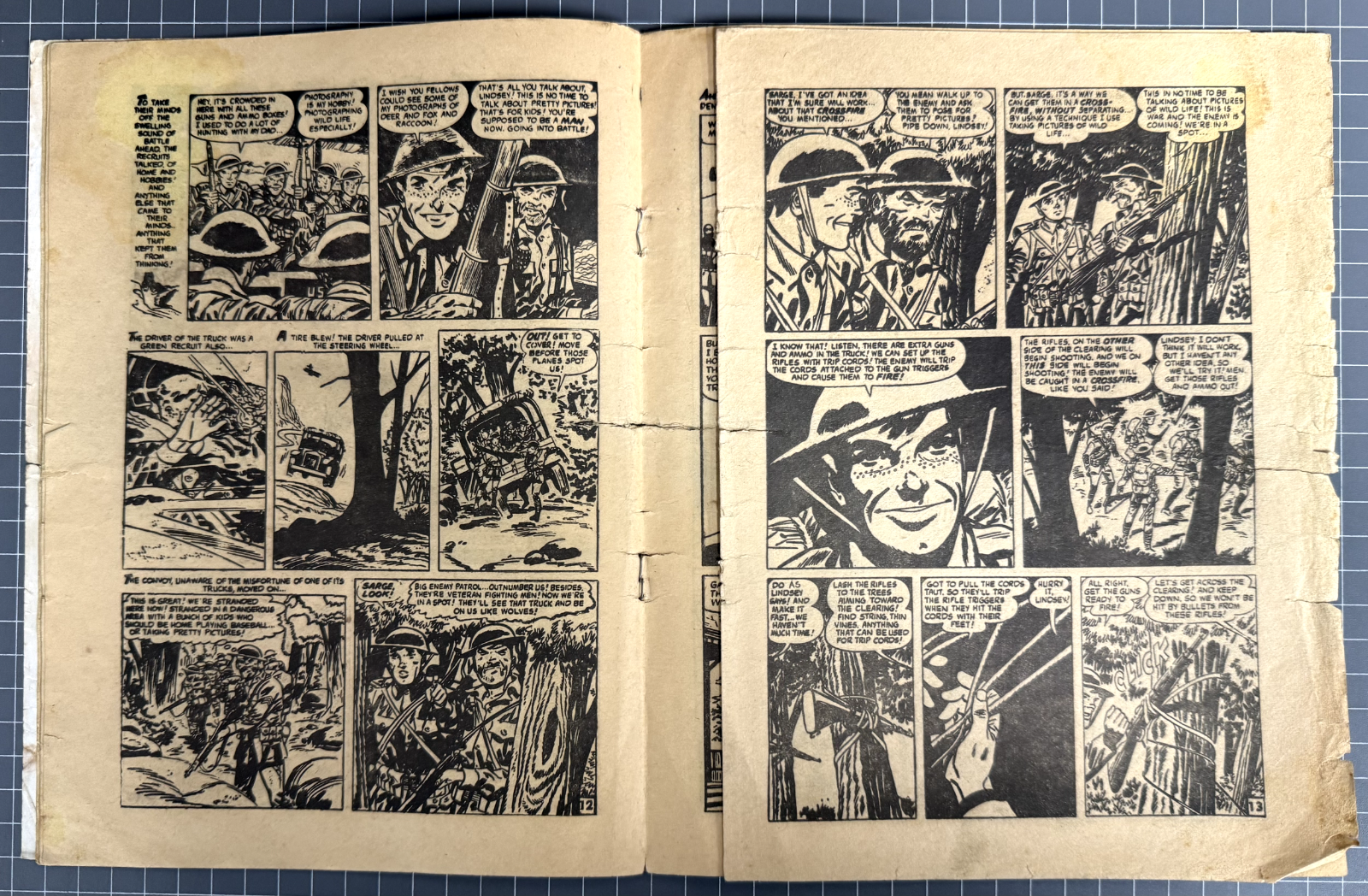 BATTLE ACTION #28 HORWITZ PUBLICATIONS AUSTRALIAN COMIC PRE-DECIMAL 1956