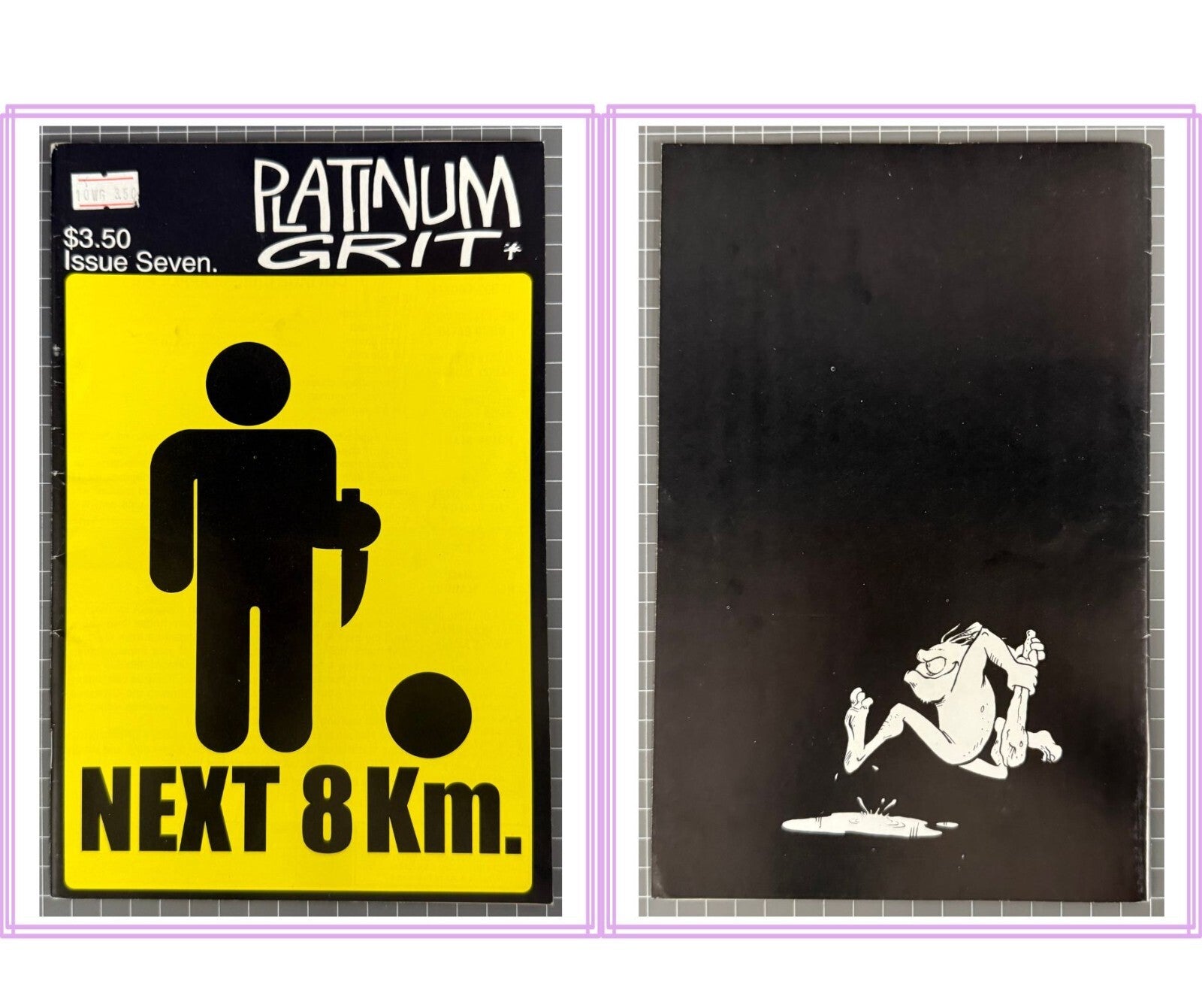 11 x PLATINUM GRIT #1 & 2, #1-10 COMPLETE SET/RUN AUSTRALIAN COMICS 1990's