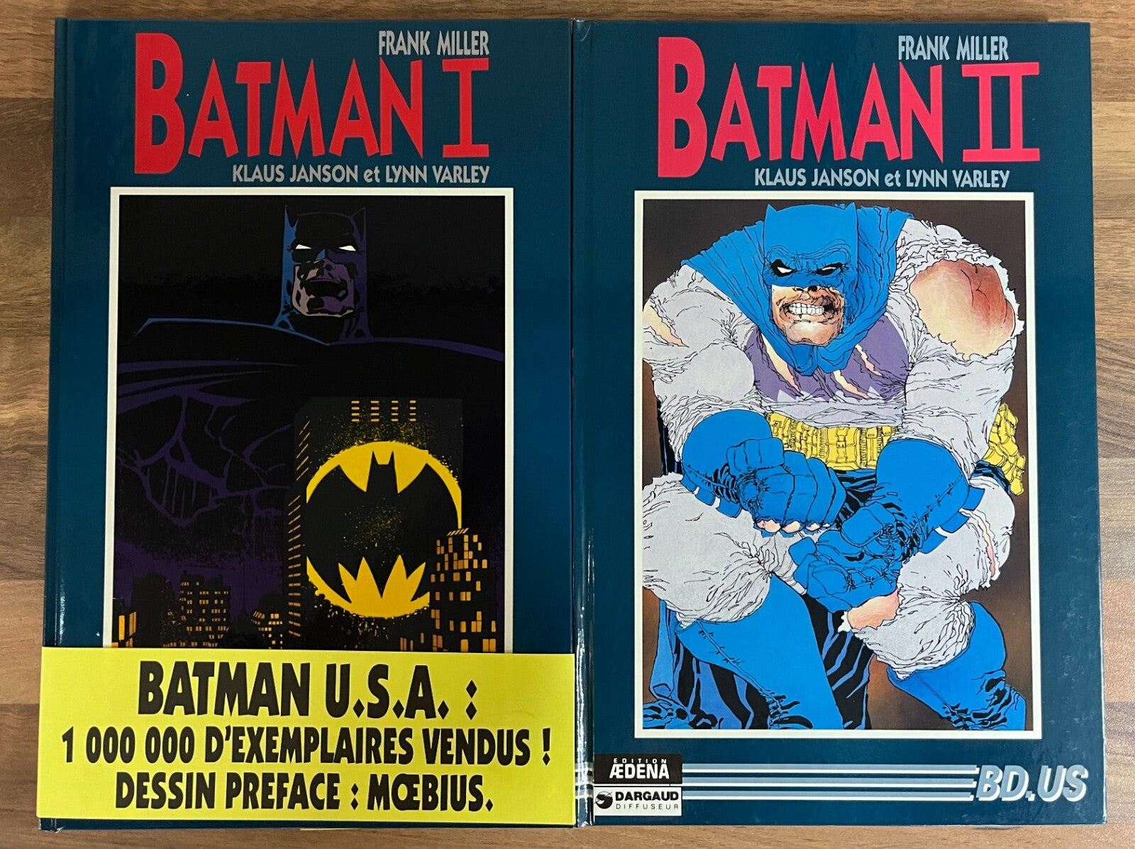Batman I & II, French Aedena Edition, 1987 - Frank Miller et al Hardcover NEW