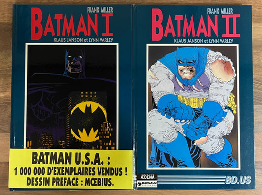 Batman I & II, French Aedena Edition, 1987 - Frank Miller et al Hardcover NEW