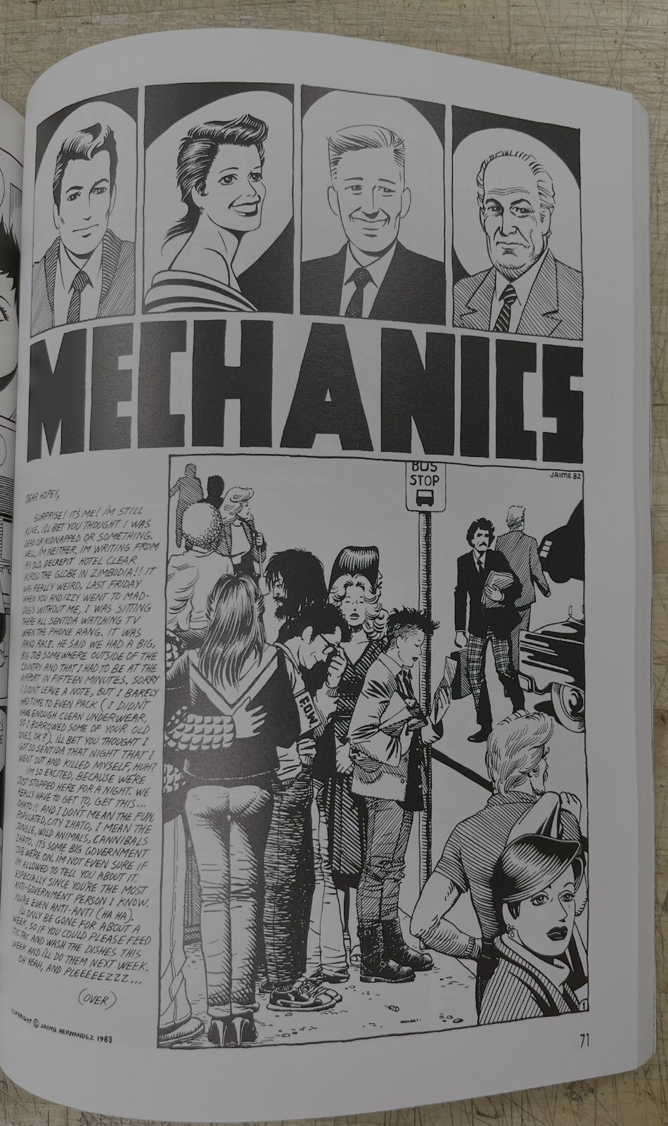 MUSIC FOR MECHANICS VOL. 1 : A LOVE AND ROCKETS, 1994 TPB BY LOS BROS HERNANDEZ