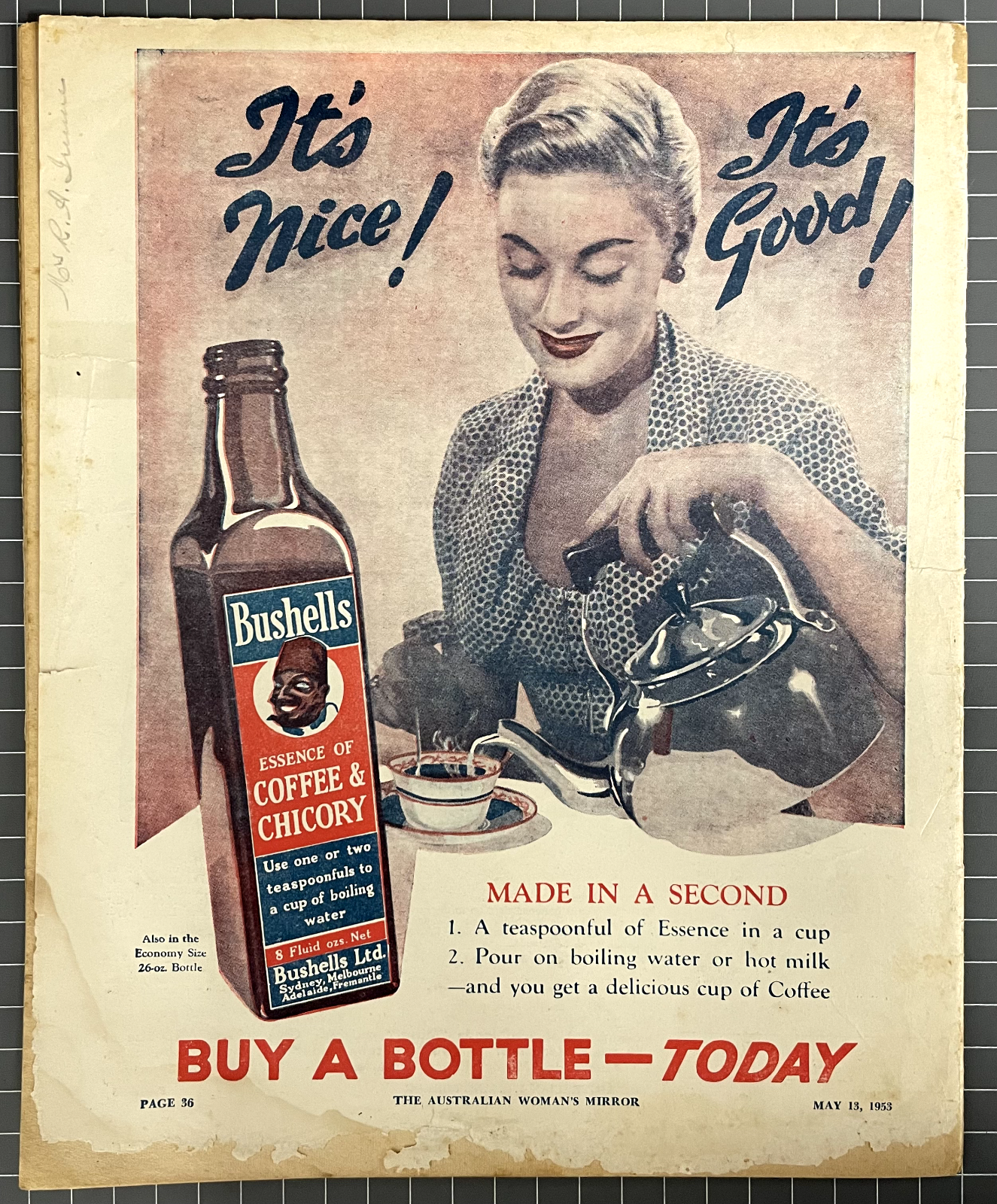 THE AUSTRALIAN WOMAN'S MIRROR VOL. 29 #25 INCLUDES THE PHANTOM COMIC 1953