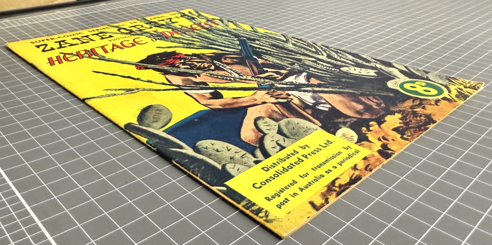 SUPERCOMIC SERIES #38 "ZANE GREY" CONSOLIDATED PRESS AUSTRALIAN PRE-DECIMAL 1951