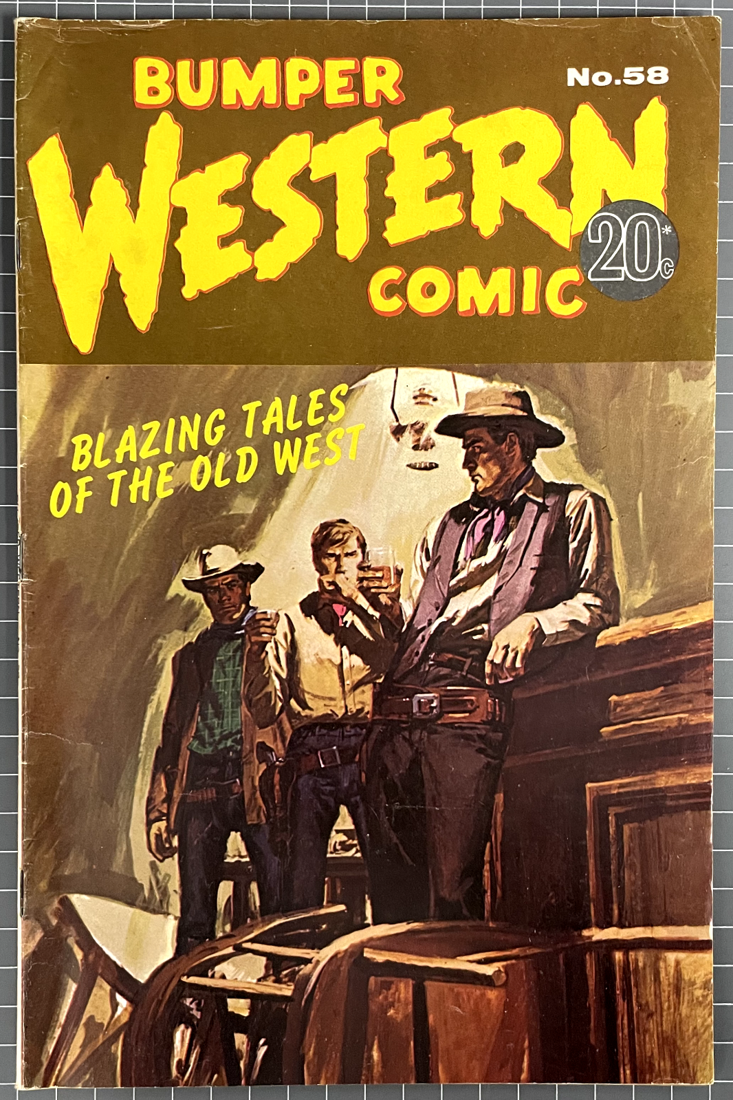 BUMPER WESTERN COMICS #58 MURRAY PUBLISHERS AUSTRALIAN 1974