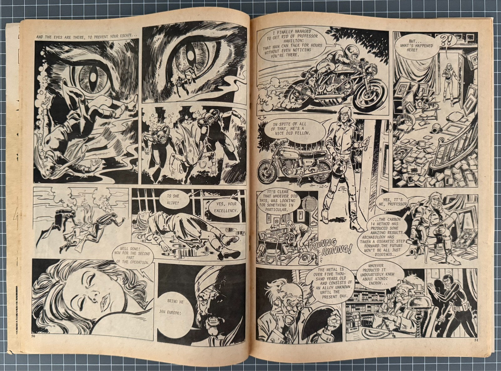 RETURN FROM DEATH JAN EUROPE-TIME TRAVELLER AUSTRALIAN GREDOWN HORROR COMIC 1982