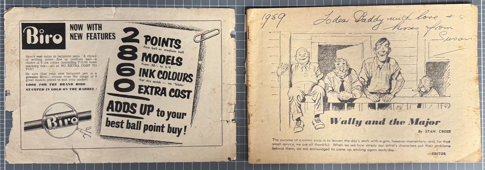 WALLY AND THE MAJOR #17 BY STAN CROSS AUSTRALIAN HERALD COMIC 1958