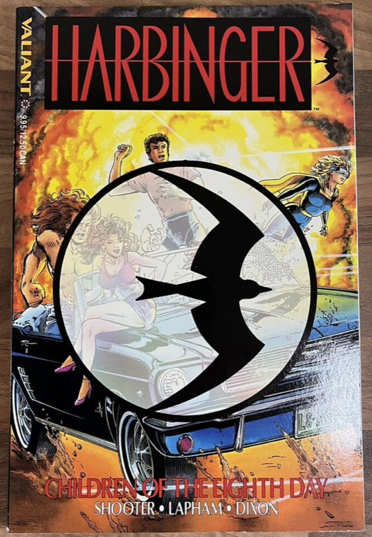 HARBINGER - CHILDREN OF THE EIGHTH DAY  TRADE PAPERBACK  - VALIANT   COMICS