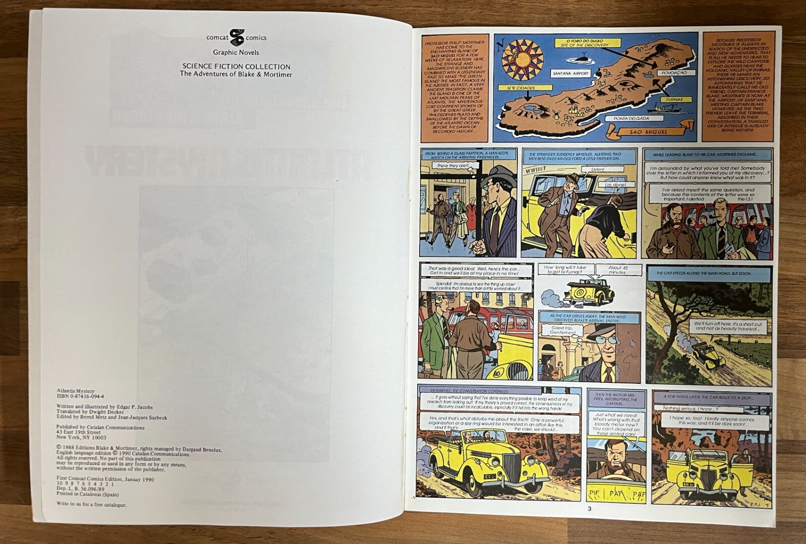 The Adventures of Blake & Mortimer #1-2 Time Trap, Atlantis Mystery  E. Jacobs