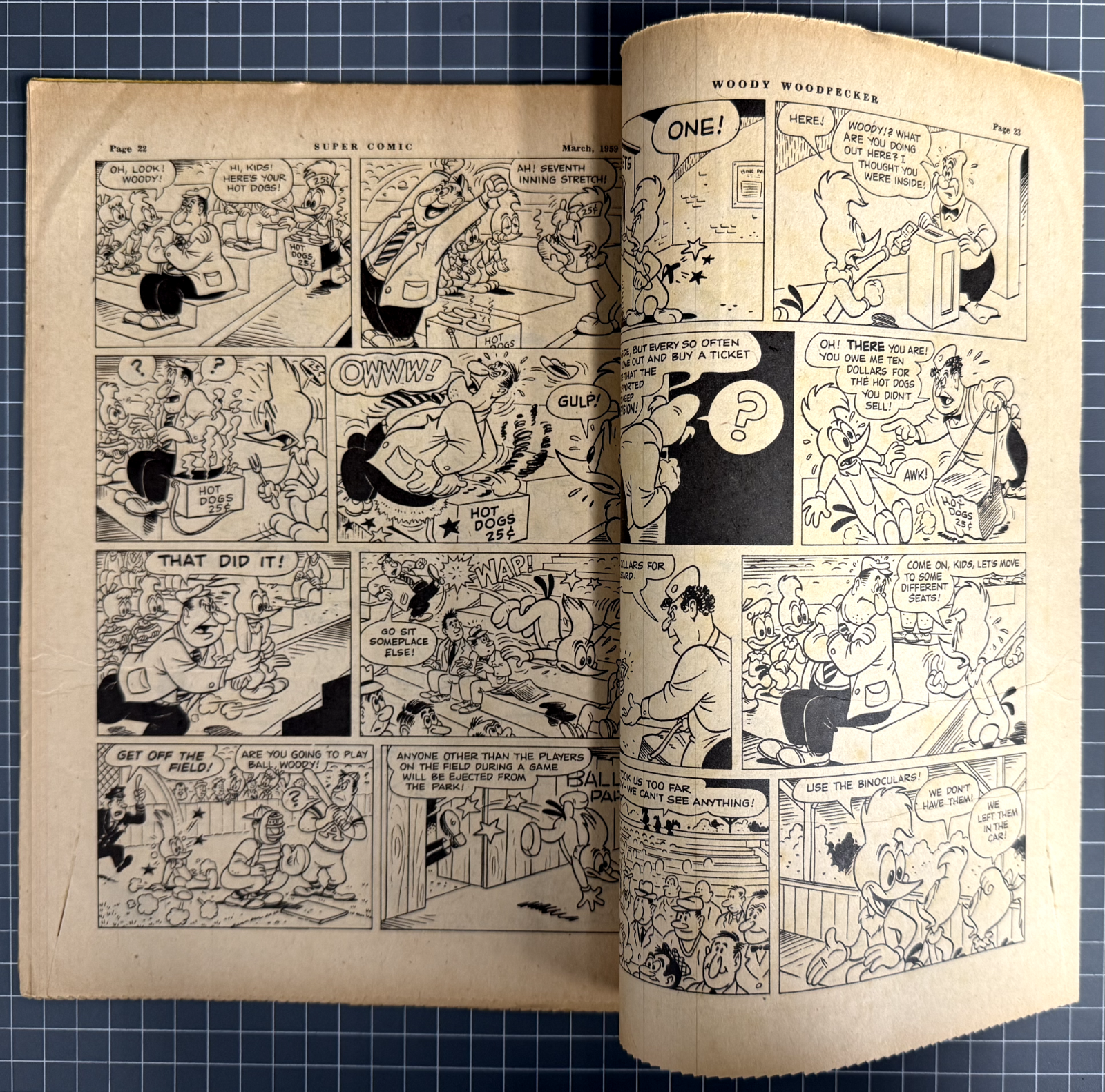 SUPERCOMIC SERIES #125 "WOODY WOODPECKER" SHAKESPEARE HEAD PRESS AUSTRALIAN 1959