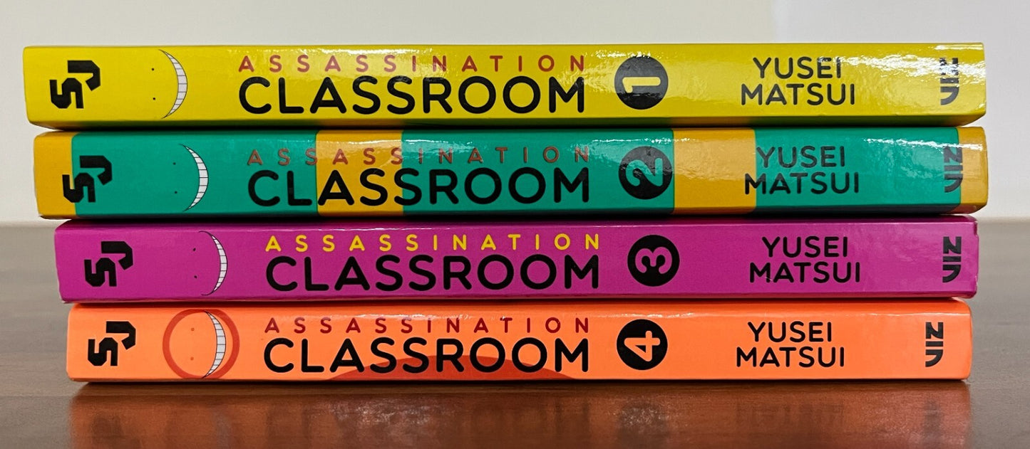 Assassination Classroom Vol. 1-4 by Yusei Matsui ENGLISH Manga