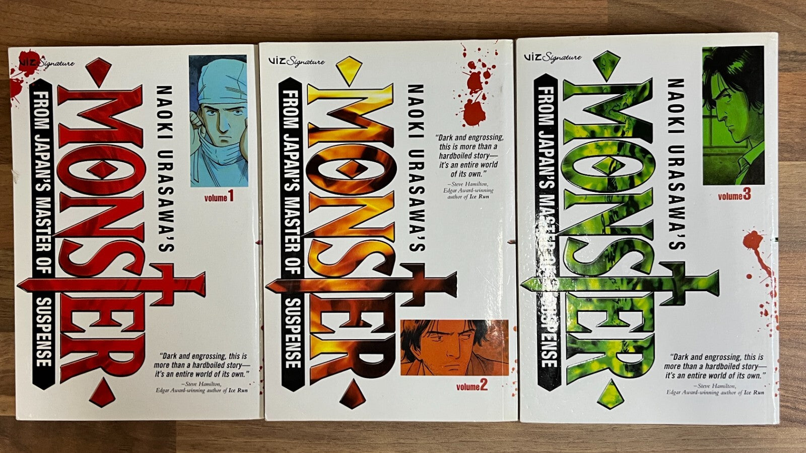 NAOKI URASAWA'S MONSTER VOL. 1-3 FROM JAPAN'S MASTER OF SUSPENSE, 1st/1st , 2006