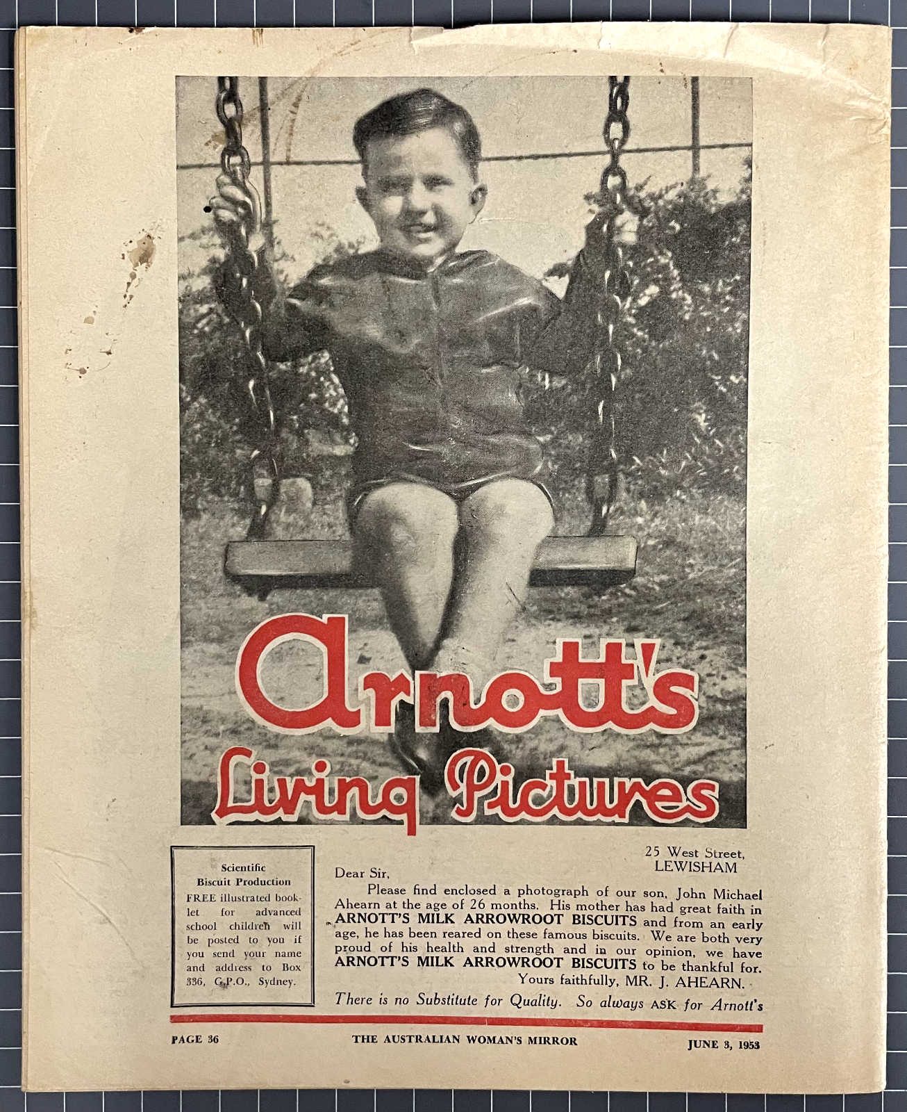 THE AUSTRALIAN WOMAN'S MIRROR VOL. 29 #28 INCLUDES THE PHANTOM COMIC 1953