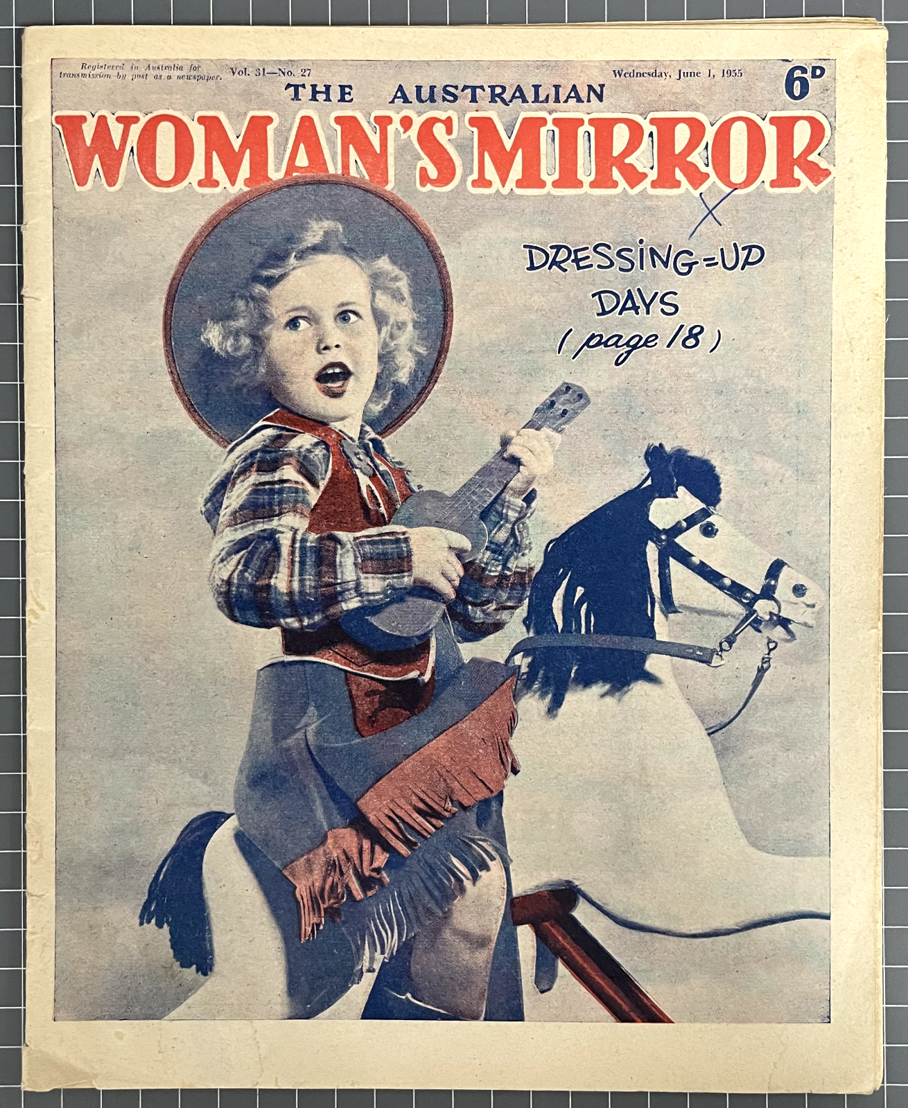 THE AUSTRALIAN WOMAN'S MIRROR VOL. 31 #27 INCLUDES THE PHANTOM COMIC 1955