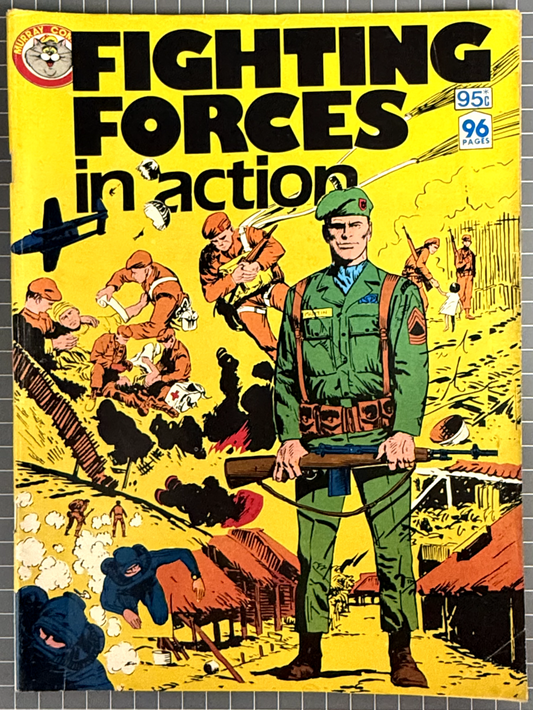 FIGHTING FORCES IN ACTION 96 PAGES MURRAY PUBLISHERS AUSTRALIAN COMIC 1982
