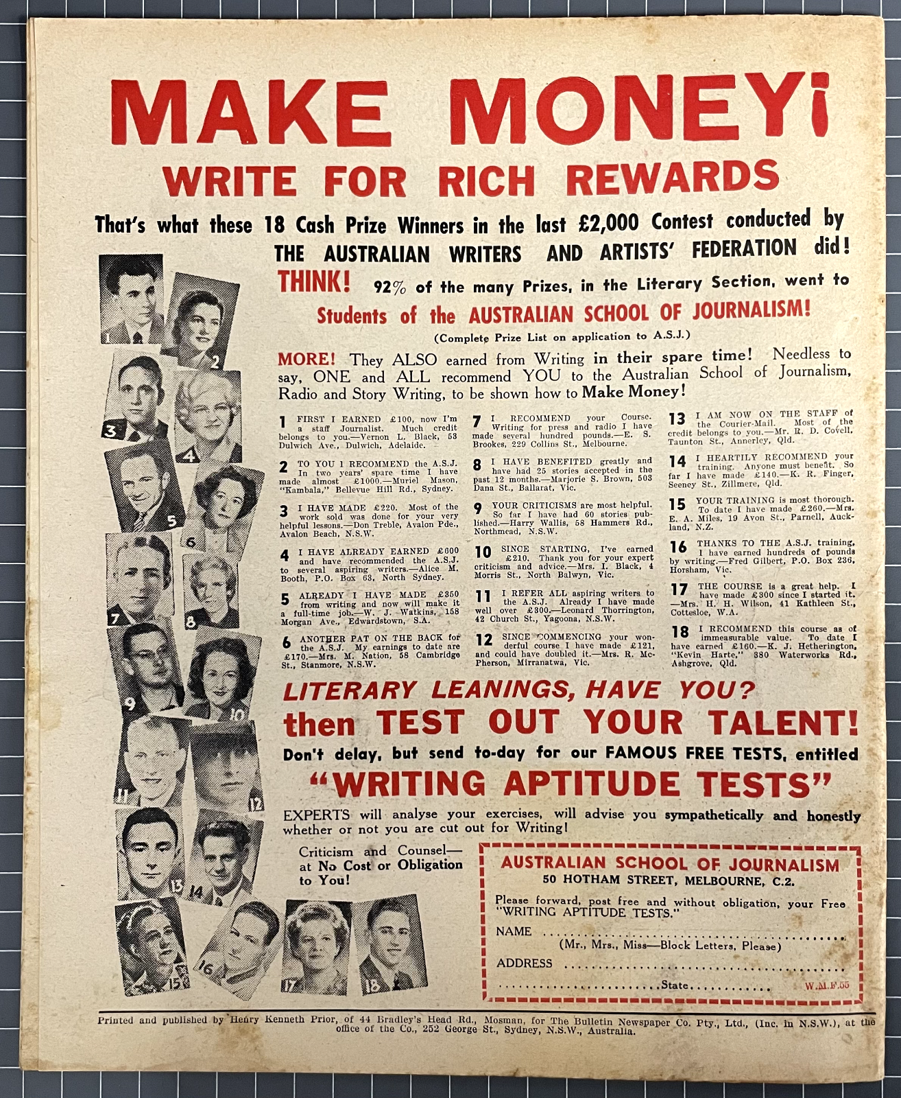 THE AUSTRALIAN WOMAN'S MIRROR VOL. 31 #12 INCLUDES THE PHANTOM COMIC 1955