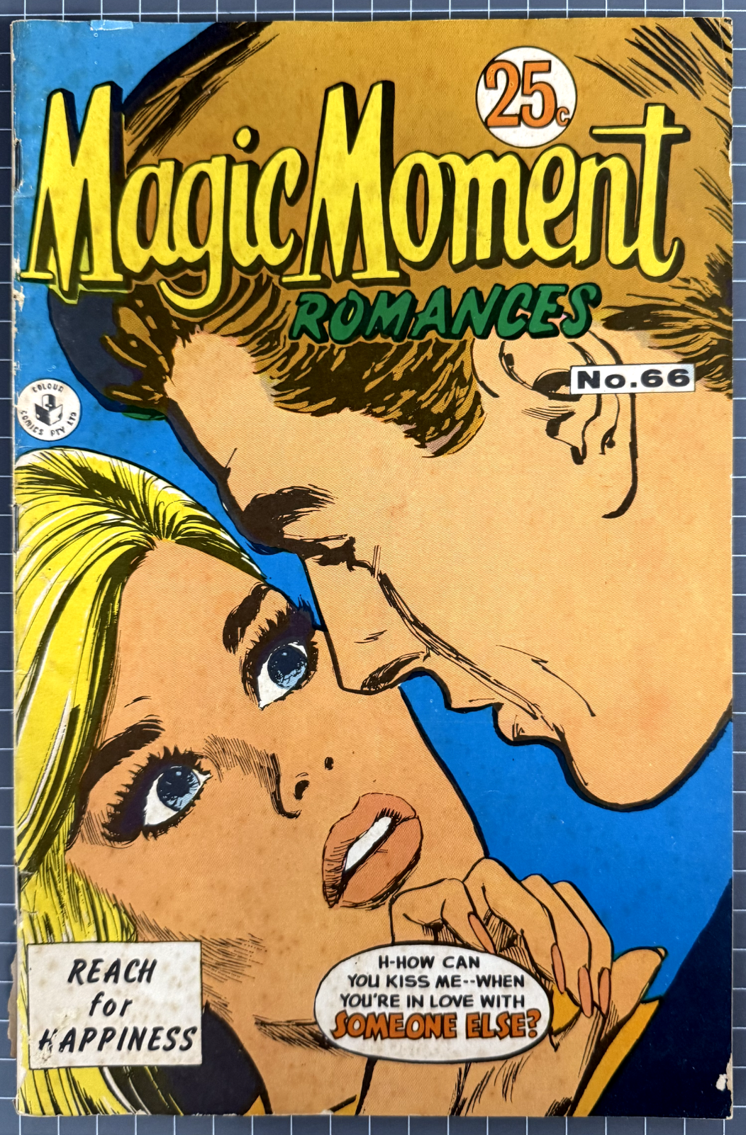 MAGIC MOMENT ROMANCES #66 COLOUR COMICS AUSTRALIAN 1968