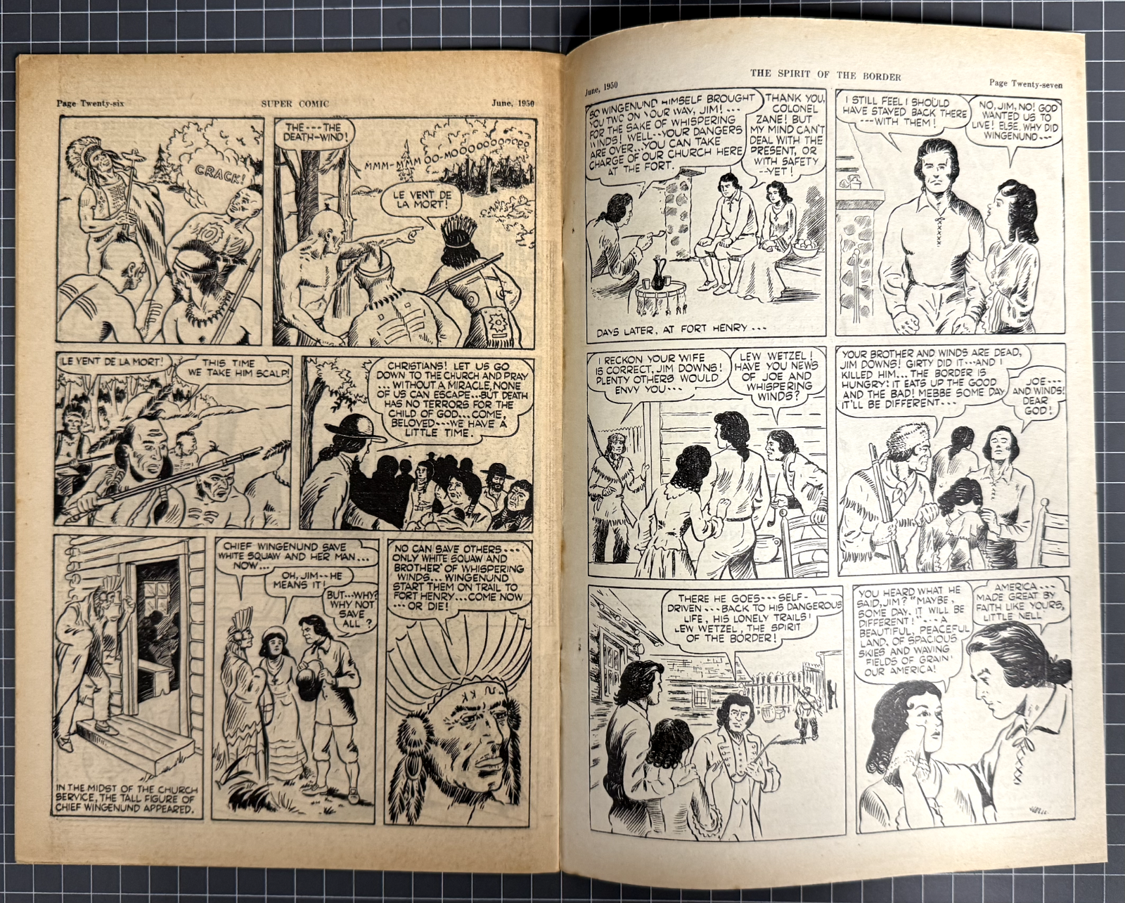 SUPERCOMIC SERIES #28 "ZANE GREY" CONSOLIDATED PRESS AUSTRALIAN PRE-DECIMAL 1950