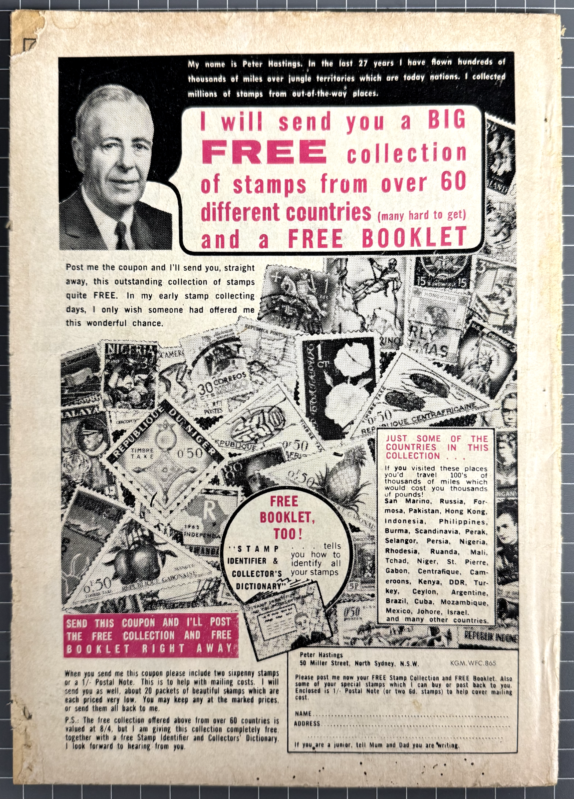 SUPERMAN PRESENTS WORLD'S FINEST #4 COLOUR COMICS AUSTRALIAN DC PRE-DECIMAL 1965