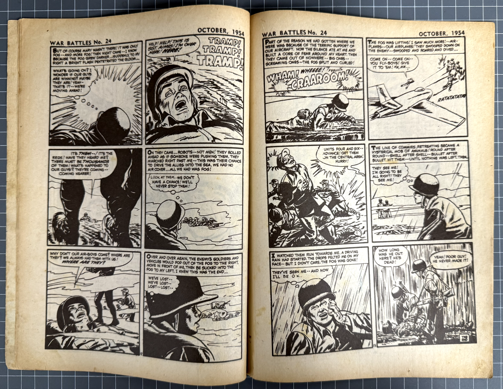 WAR BATTLES #24 RED CIRCLE PRESS AUSTRALIAN PRE-DECIMAL COMIC 1954