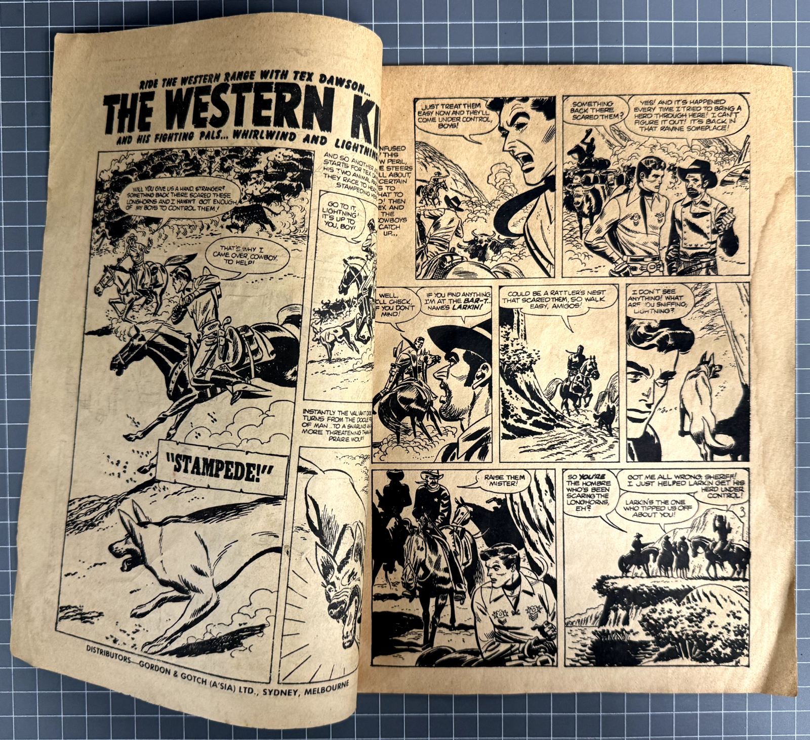 WESTERN KID #22 PAGE PUBLICATIONS AUSTRALIAN WESTERN COMIC 1970