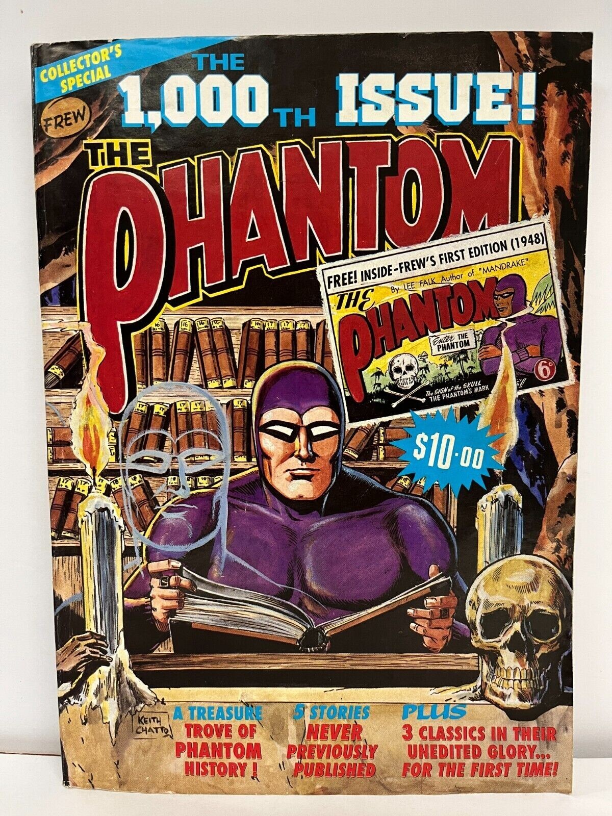 The Phantom Special 1,000th Issue! #972 + Replica of 1st Issue NEW, SEALED