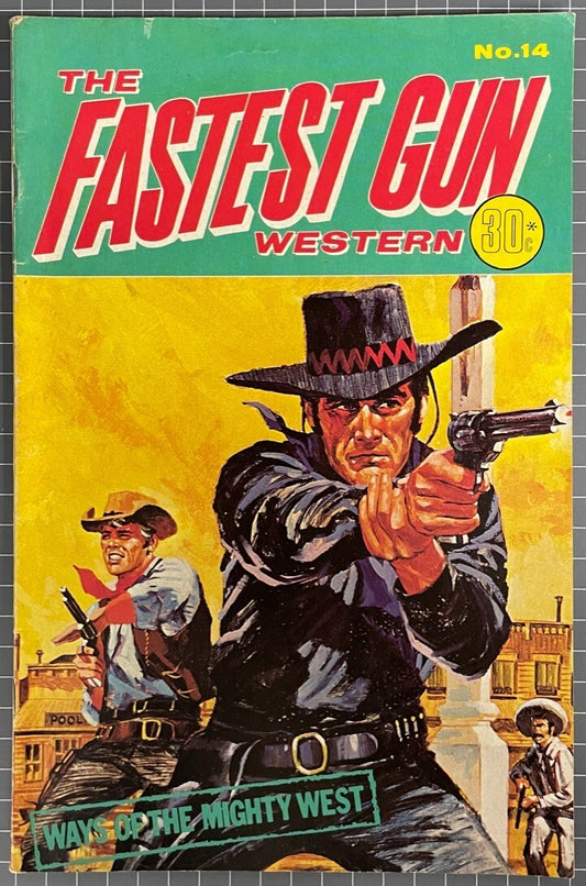 THE FASTEST GUN WESTERN #14 MURRAY PUBLISHERS AUSTRALIAN COMIC 1974