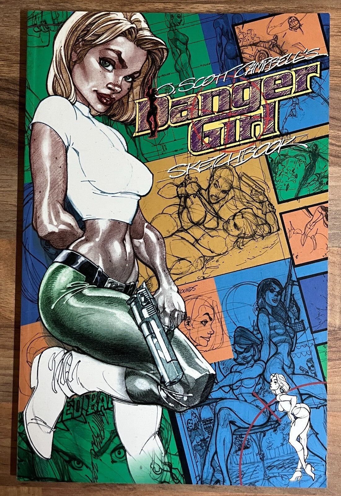 J. Scott Campbell's Danger Girl Sketchbook - TPB - Wildstorm/Cliffhanger/DC